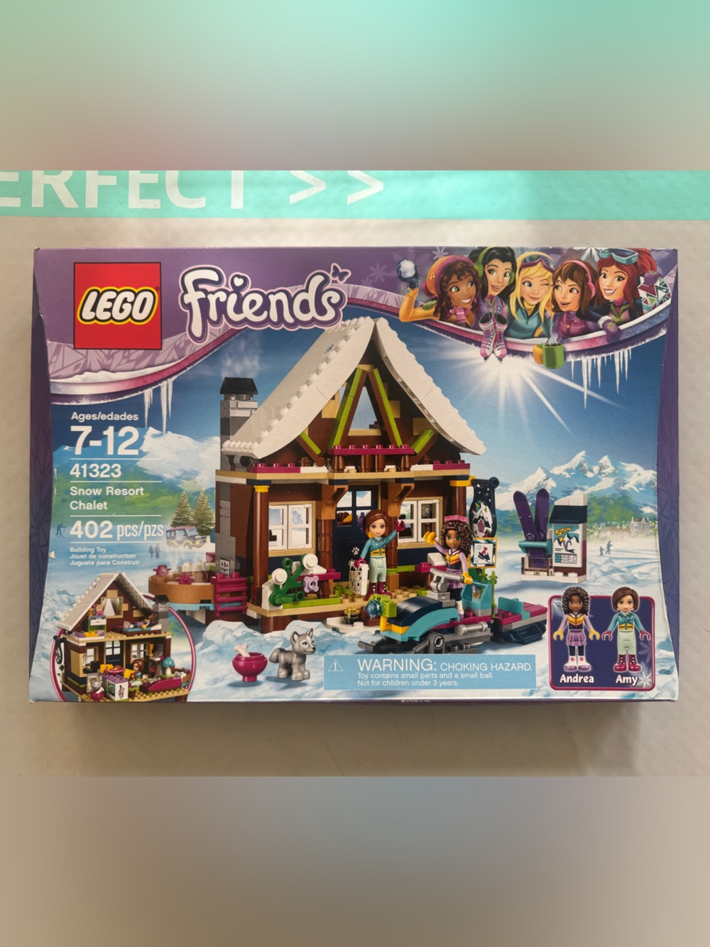 Sealed New Lego Friends Snow Resort Chalet - 402 pieces